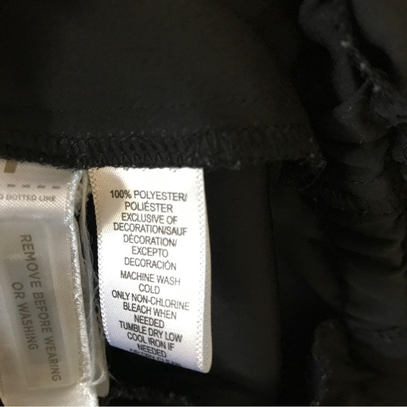 Ann Taylor black sleeveless drawstring waist jumpsuit - Picture 10 of 12